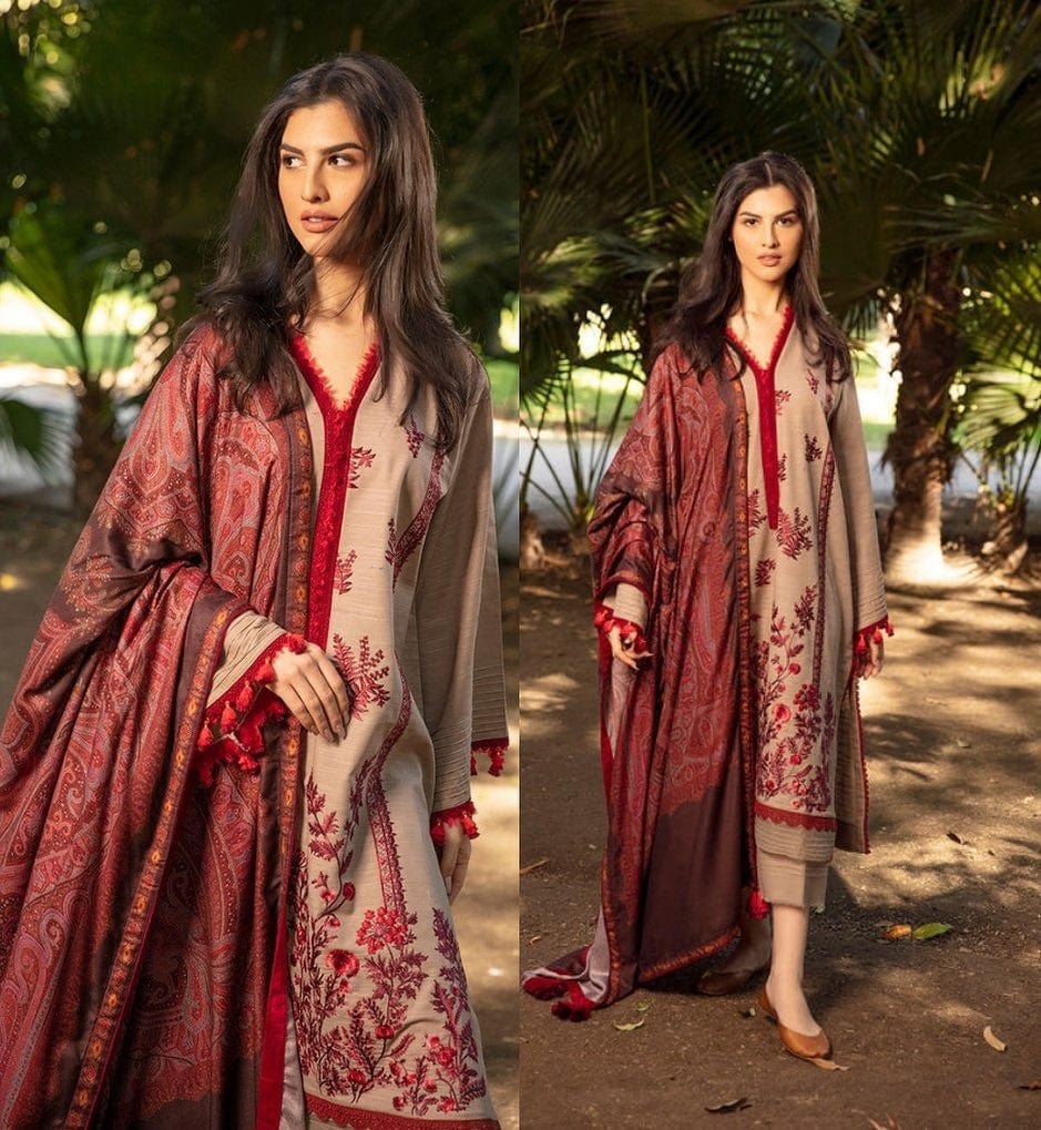 Sapphire SPW-884 Skin Lawn Embroidered 3pc