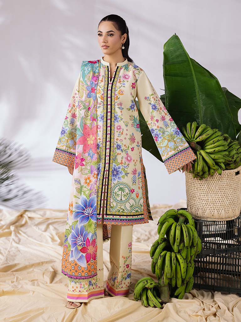 Coco by zarashahjahan D-293 Lawn Printed 3pc