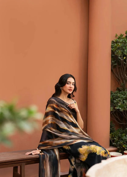 Ac-155 Shamooz Silk Printed 3pc Wt