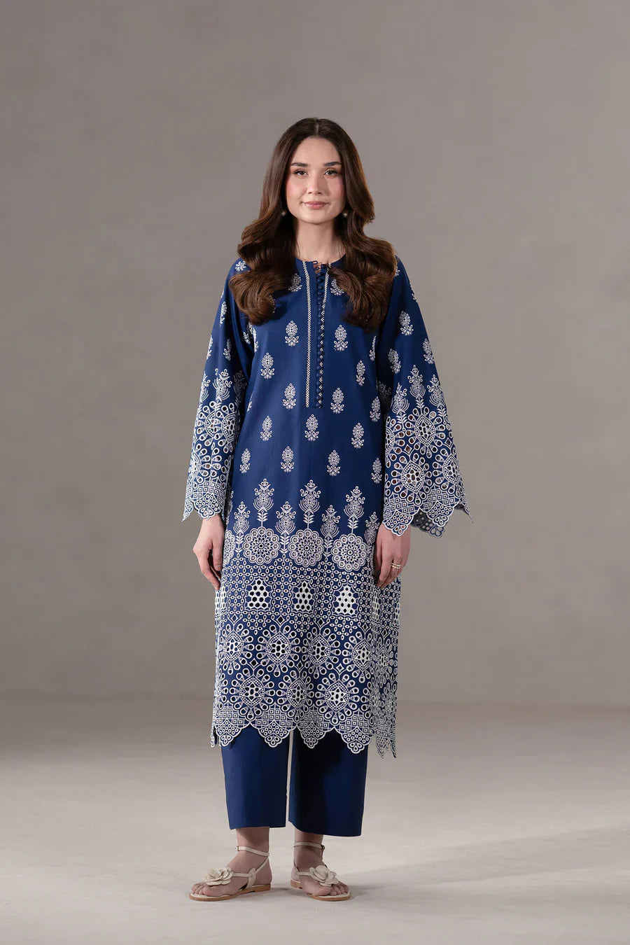 Cross Stitch CS-256 Embroidered Lawn 2pc