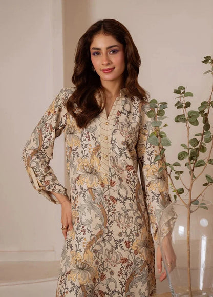 D-731 Printed Silk 2pc Wt