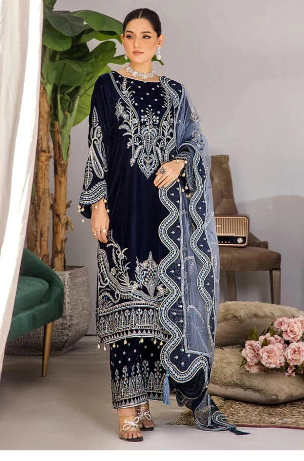 Cross Stitch CS-738 Velvet Embroidered 3pc