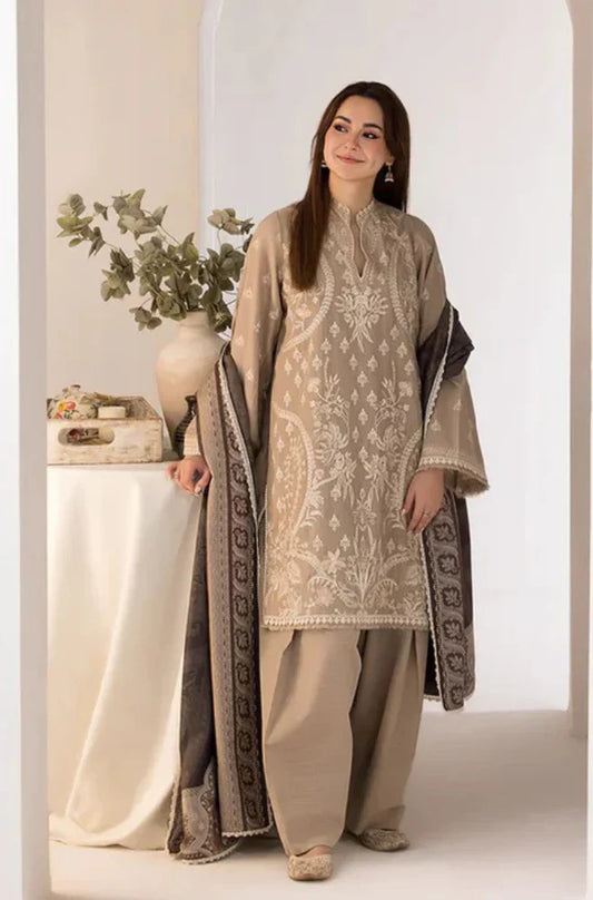 Sobia nazir Embroidered lawn 3pc D-07