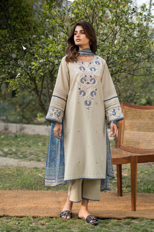 Asim Jofa AJ-142 Embroidered Lawn 3pc