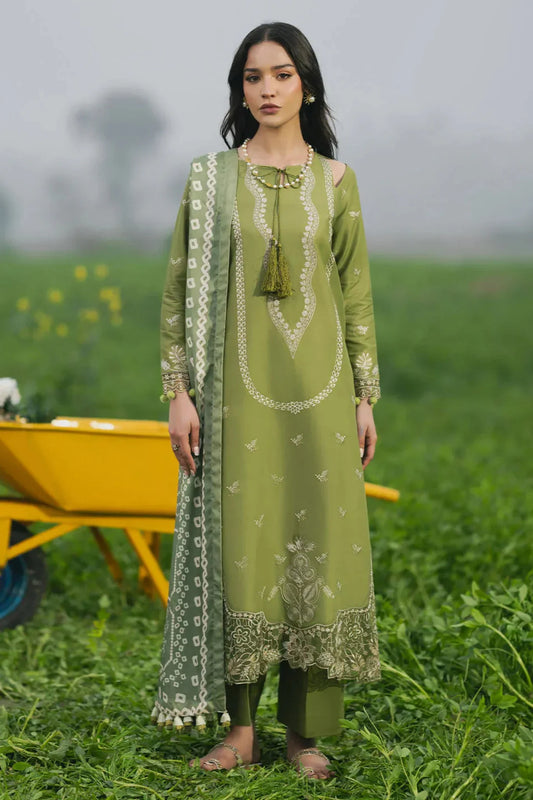 Izel D-2888 Embroidered Lawn 3pc