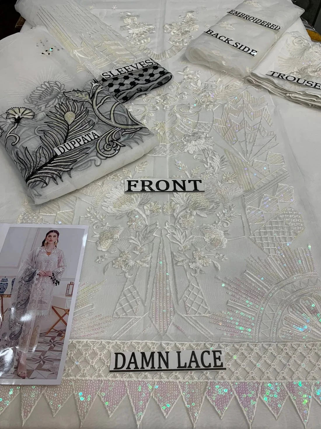 Eid Collection COCO-48 Dhanak Embroidered 3Pc Wt
