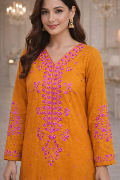 Izel D-313 Lawn Embroidered 2Pc