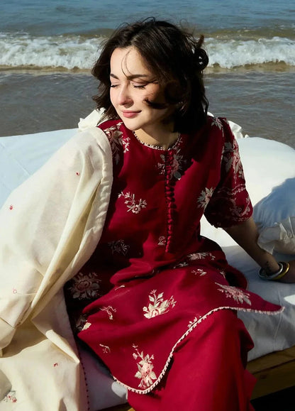 Sapphire D-165 Embroidered Dhanak 3pc