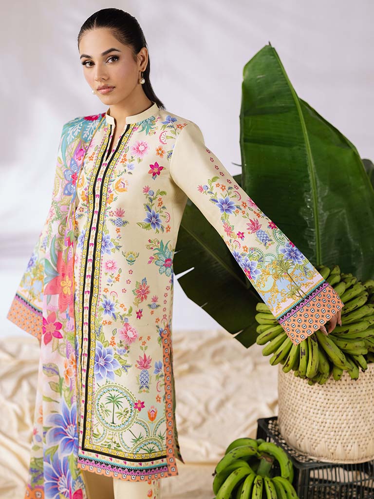 Coco by zarashahjahan D-293 Lawn Printed 3pc