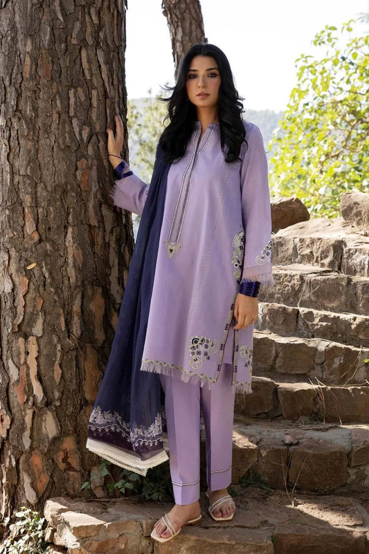 Anaya D-809 Dhanak Embroidered 3pc